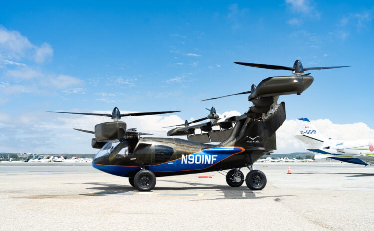 ASKA’s A5 eVTOL aircraft spread its wings but didn’t fly at Pebble Beach 1 ASKA’s A5 eVTOL aircraft spread its wings but didn’t fly at Pebble Beach