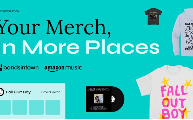 Amazon Music teams up with Bandsintown to let fans shop merch from popular artists