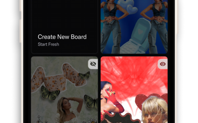 Landing, a platform for making virtual mood boards, brings its creation tools to mobile