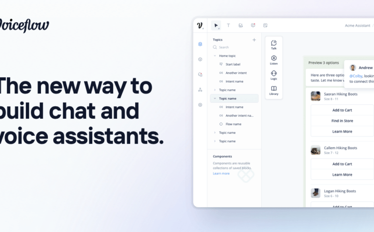 Voiceflow, a platform for building conversational AI experiences, raises $15M 1 Voiceflow, a platform for building conversational AI experiences, raises $15M