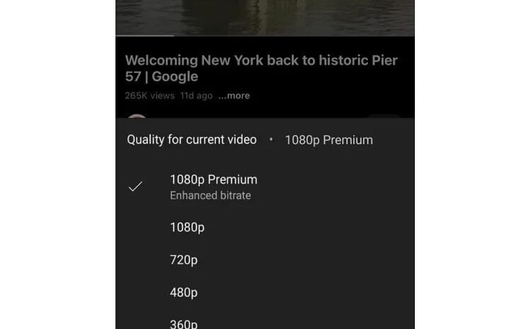 YouTube brings high-quality 1080p option to the web