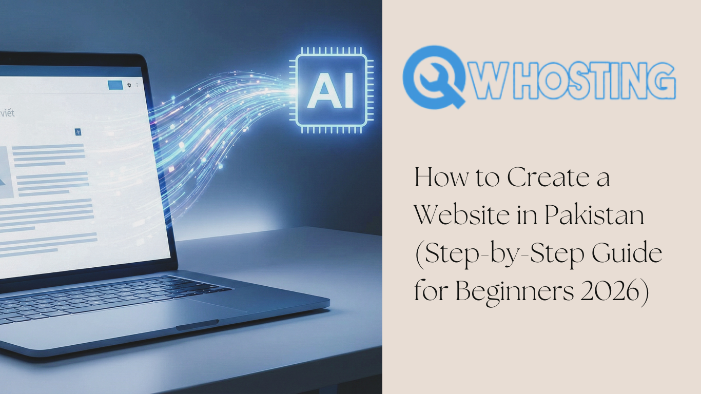 How to Create a Website in Pakistan (Step-by-Step Guide for Beginners 2026)